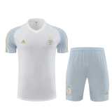 2023 Algeria White Training Shorts Suit