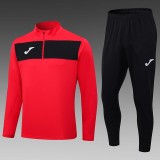2023/24 Red Half Pull Tracksuit
