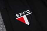 2023/24 Sao Paulo FC Black Half Pull Tracksuit