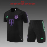 2023/24 Bayern Black Kids Training Shorts Suit