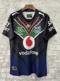2022 New Zealand Warriors Black Rugby Jersey