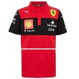 2022 Ferrari F1 #16 Driver Red Polo Racing Suit