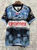 2022 Sharks Blue Rugby Jersey