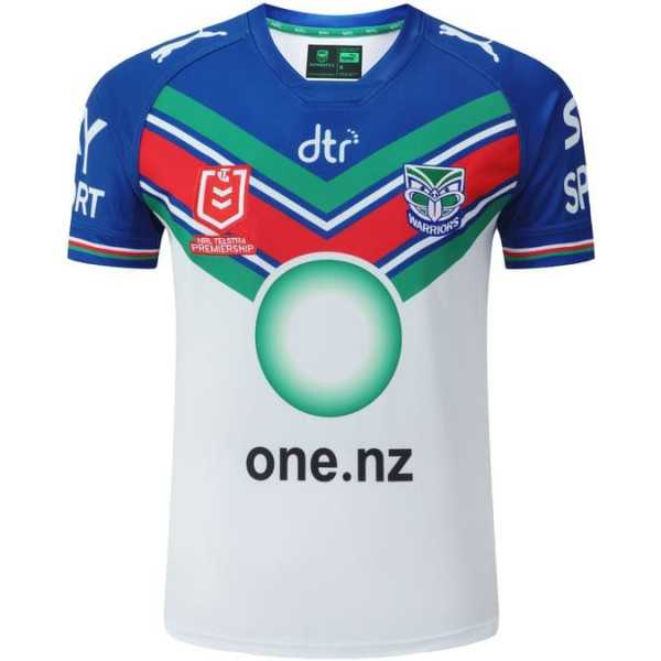 2023 New Zealand Warriors White Rugby Jersey