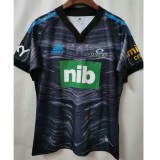 2022 New Zealand Blues Black Rugby Jersey
