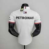 2022 Mercedes F1 White Polo Racing Suit