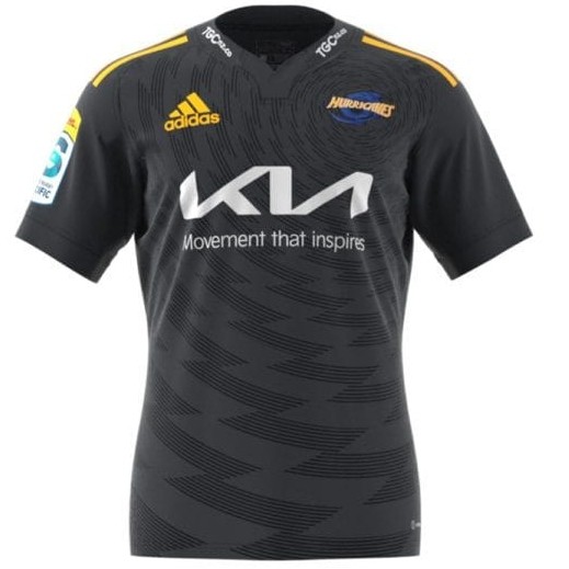 2023 New Zealand Hurricane Black Rugby Jersey