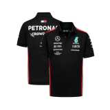 2023 Mercedes F1 Black Polo Racing Suit