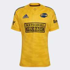 2022 New Zealand Hurricane Yellow Rugby Jersey AAA43220