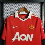 2010/11 Man Utd Home Retro Soccer jersey