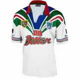 2022 New Zealand Warriors retro White Rugby Jersey
