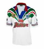 2022 New Zealand Warriors retro White Rugby Jersey