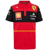 2022 Ferrari F1 #55 Driver Red Polo Racing Suit