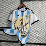 2023 Argentina Commemorative Edition Blue Fans Soccer jersey