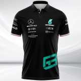 2022 Mercedes F1 #66 Driver Black Polo Racing Suit