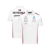 2023 Mercedes F1 White Polo Racing Suit