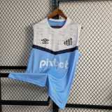 2023/24 Santos FC Azure Training Shirts