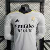 2023/24 R MAD Home Player Long Sleeve Soccer jersey