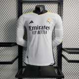 2023/24 R MAD Home Player Long Sleeve Soccer jersey