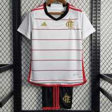 2023/24 Flamengo Away Fans Kids Soccer jersey