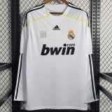 2009/10 R MAD Home Retro Long Sleeve Soccer jersey
