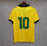 1985/86 Brazil Home Retro Soccer jersey