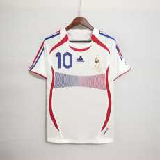 2006 France Away Retro Soccer jersey