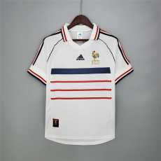 1998 France Away Retro Soccer jersey
