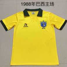 1988 Brazil Home Retro Men Soccer jersey AAA36215