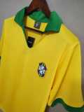 1957 Brazil Home Retro Men Soccer jersey AAA36178