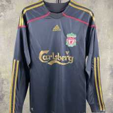 2009/10 LIV Away Retro Long Sleeve Soccer jersey