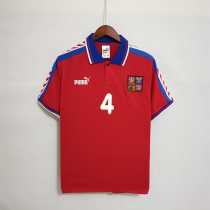 1996 Czech Republic Home Retro Soccer jersey
