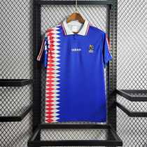 1994 France Home Retro Soccer jersey