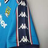 1997/99 Man City Home Retro Soccer jersey
