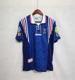 1996 France Home Retro Men Soccer jersey AAA36172