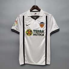 2000/01 Valencia Home Retro Soccer jersey