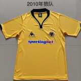 2010 Wolves Home Retro Soccer jersey