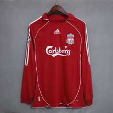 2006/08 LIV Home Retro Long Sleeve Soccer jersey