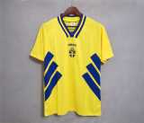 1994 Sweden Home Retro Soccer jersey