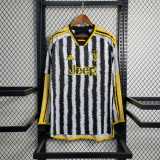 2023/24 JUV Home Fans Long Sleeve Soccer jersey