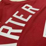2022/23 RAPTORS CARTER #15 Red NBA Jerseys
