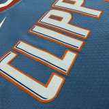 2021/22 CLIPPERS LEONARO #2 Azure NBA Jerseys