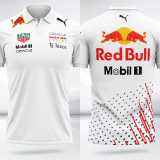 2022 Red Bull F1 White Polo Racing Suit