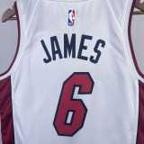 2022/23 HEAT JAMES #6 NBA Jerseys