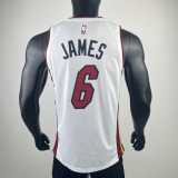 2022/23 HEAT JAMES #6 NBA Jerseys