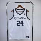 2023 MAMBA BRYANT #24 LAKERS White NBA Jerseys