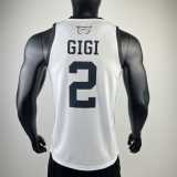 2023 MAMBA GiGi #2 LAKERS White NBA Jerseys