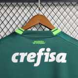 2023/24 Palmeiras Home Fans Long Sleeve Soccer jersey