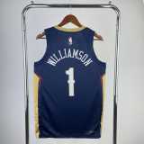 2023 PELICANS WILLIAMSON #1 Royal blue NBA Jerseys