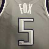 2023 KINGS FOX #5 NBA Jerseys